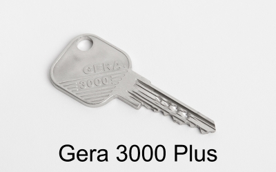 Abbildung eines Schlüssel Gera 3000 Plus.