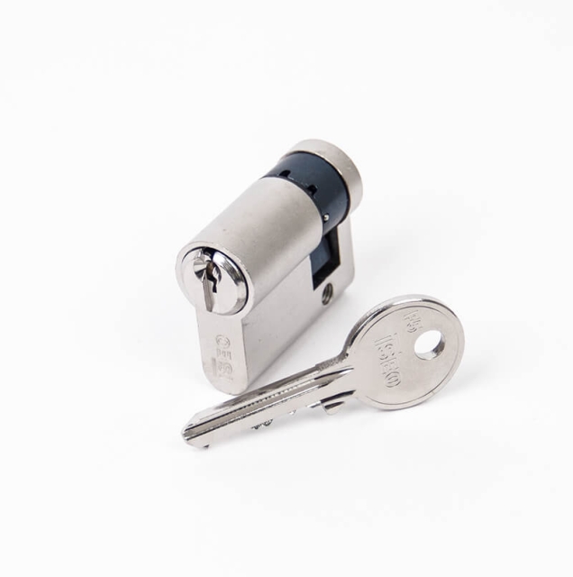 5 Schlüssel Halbzylinder verstellbar 40 mm 30/10 einzelschließend inkl