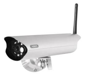 seitliche Abbildung einer ABUS Smart Security World WLAN Tube-Kamera